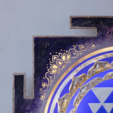 Sri Yantra blue
